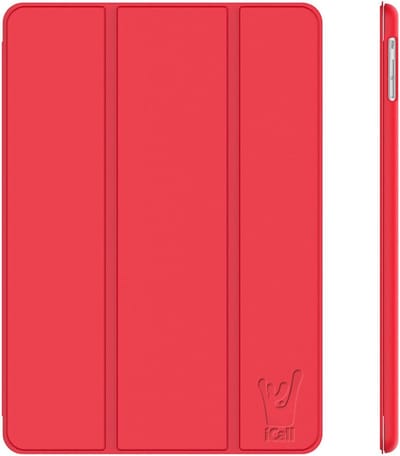 Hoes geschikt voor iPad 2020 / 2019 10.2 inch - Book Case Rood - Trifold