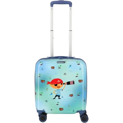travelite Minimover Kidstrolley 4W Pirat blauw 44cm