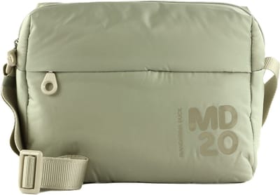 MANDARINA DUCK Schoudertas MD20 Balloon Crossover Bag Sage Gray Lichtgroen