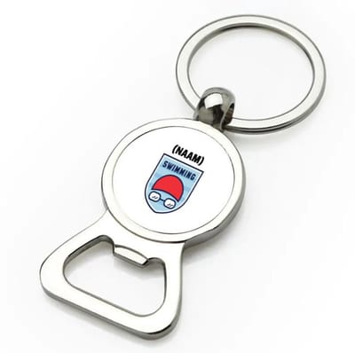 Akyol - swimming met je eigen naam flesopener - Zwemmen - sport liefhebbers - mensen die houden van zwemmen - zwemdiploma - zwemcadeau - verjaardagscadeau - verjaardag - cadeau - kado - geschenk - gift - 9 bij 3 cm