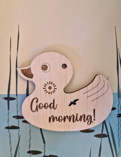 14 Houten Mijlpaalkaarten Baby - Babyshower cadeau - Kraamcadeau Jongen en meisje - milestone cards/ Duck