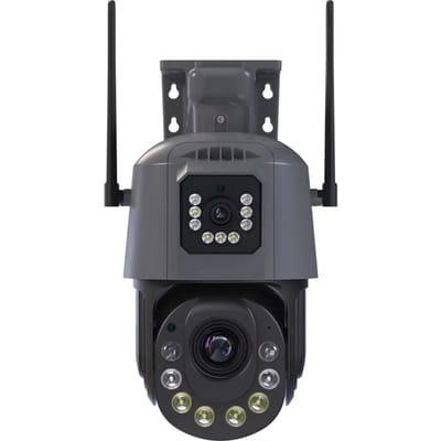 8MP 4K PTZ Wifi Camera 36x Zoom Dubbele Lens met Dubbel Scherm 120M IR Nachtzicht Menselijke Detectie Draadloze Buitenbewakingscamera 8MP Camera