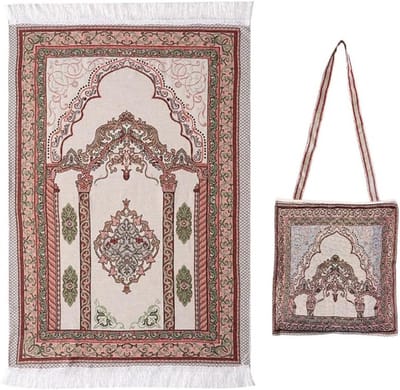Elegante en draagbare gebedskleden voor Ramadan met bijpassende tas - Perfect voor moslims