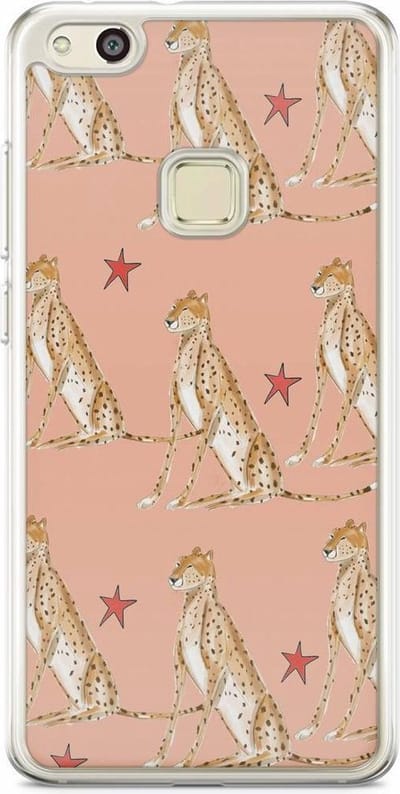 Casimoda® hoesje - Geschikt voor Huawei P10 Lite - Cheetah Print - Siliconen/TPU - Soft Case - Multi - Geen opdruk