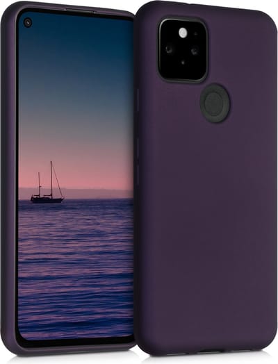 kwmobile telefoonhoesje geschikt voor Google Pixel 5 - Hoesje voor smartphone - Back cover in metallic braam