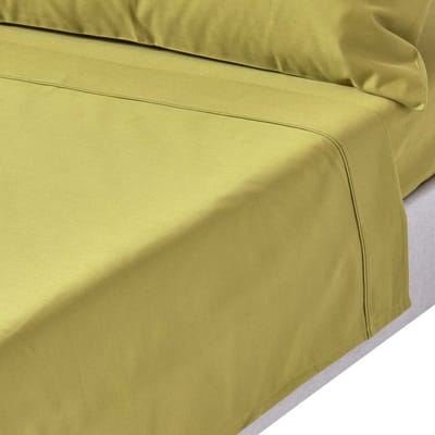 Homescapes Luxe Satijn Laken 180x260 cm – Olijfgroen – 100% Egyptisch Katoen – Draaddichtheid 1000