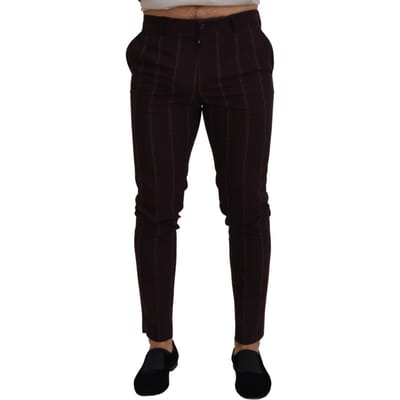 Gestreepte Dress Pants Slim Fit