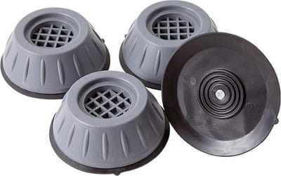 Wasmachine verhoger anti vibratie pads - Set van 4 - Grijs