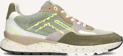 Floris Van Bommel Sfm-10243 De Treener Sneakers - Suède - Heren - Groen - Maat 46⅔