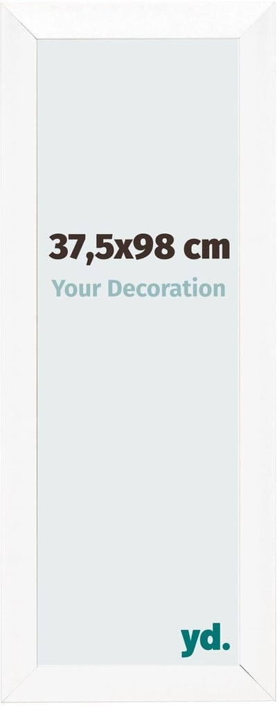 Your Decoration - Fotolijst 37,5x98 cm - MDF - Wit Mat - Pisa