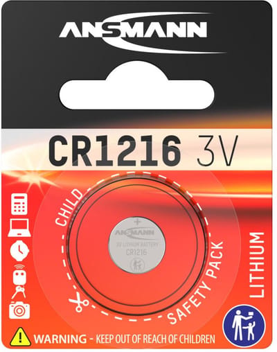 Ansmann 3V Lithium CR1216 Wegwerpbatterij