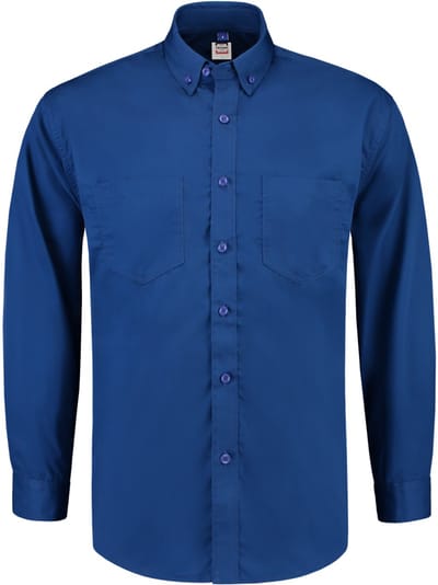 Tricorp 701004 Werkhemd Lange Mouw Basis - Koningsblauw - 3XL