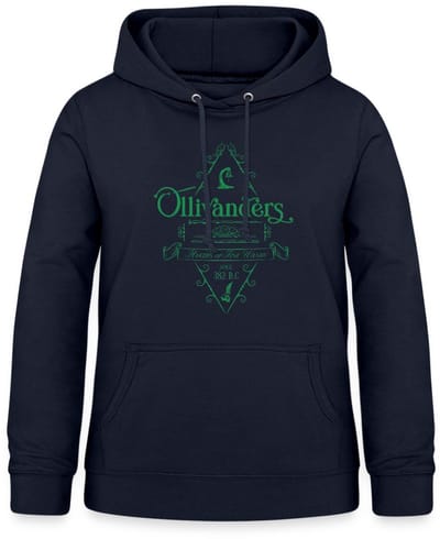 Harry Potter Olivanders Winkel Groen Logo Hoodie Dames