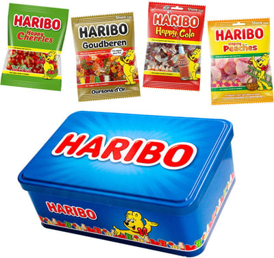 Haribo Happy Heroes candy collection box - snoepdoos - snoepcadeau - Haribo snoep - 350g