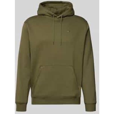 Regular fit hoodie van katoenmix