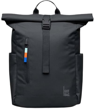 Got Bag Rolltop Easy Small Rugzak Zwart