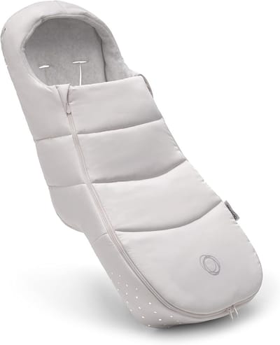 Voetenzak Kinderwagen - Warm Baby Accessoire - Alle Seizoenen Gebruik - Waterafstotend Ademend - 97 x 47 cm - Misty White