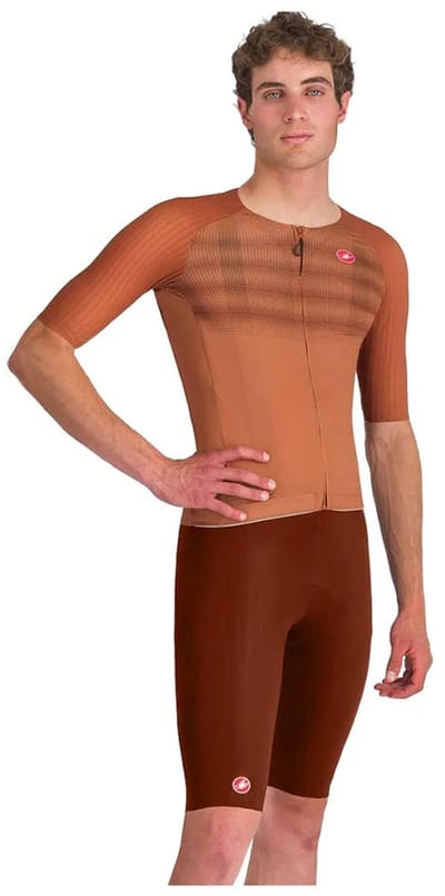 Castelli Free Aero Rc S Fietsbroek Bruin 3XL Man