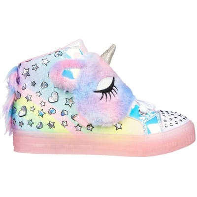 Skechers Shuffle Unicorn-sportschoenen voor meisjes (Roze/Multikleurig)