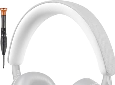 Dailygoods - SOULWIT Hoofdbandhoes voor Bowers & Wilkins PX8/PX7 s2/PX7 s2e (niet geschikt voor PX7) hoofdtelefoons, vervangend hoofdbandkussen headband reparatieonderdeel - Wit-PX7 S2