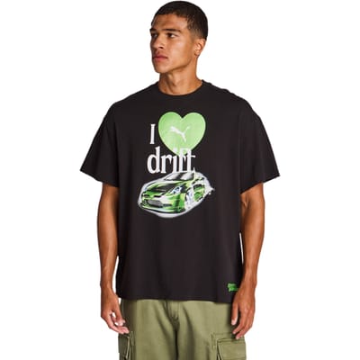 Puma Melo T-shirts Heren - Zwart - Maat S - Katoen Jersey