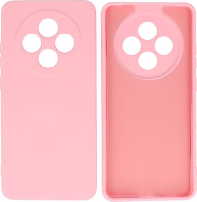 Hoesje Geschikt voor de OPPO Reno 12F 5G - Fashion Backcover Hoesje - Colorful Telefoonhoesje - Roze