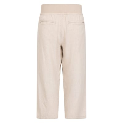 Mountain Warehouse Dames/Dames Skye Linnen Mix Capri (Beige)