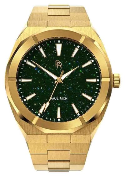 Paul Rich Star Dust Green Gold SD03 horloge 45 mm