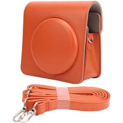 Camera Beschermhoes PU Leer Schouder Camera Tas Geschikt voor Instax SQUARE SQ1Oranje oranje