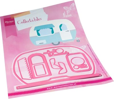 Papier Snijmal - Ambachtelijke Matrijs - Kaarten Maken - Fijne Details - Eén Maat - Roze