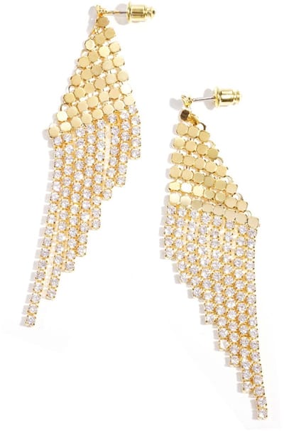 Strass Oorbellen - Geometrisch Casual - Zilverkleurig - Yehwang - Rhinestones