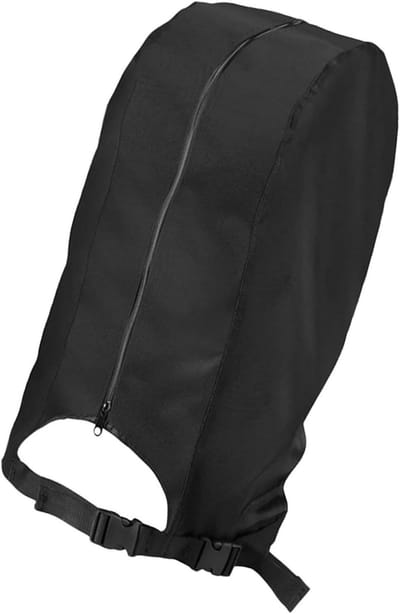 Golftas Regenhoes - Regencape Tas - Bescherming Uitrusting - Waterdichte Oxfordstof - 20 x 50 x 33 cm - Zwart