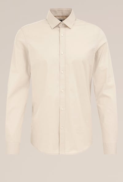 WE Fashion Heren Anti-odour slim fit overhemd met stretch