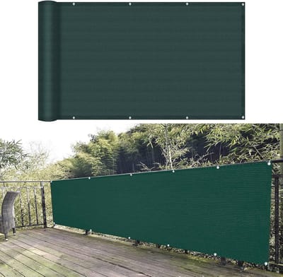 Inkijkbescherming voor Balkon en Tuin - UV- en Windbescherming, Eenvoudig te Installeren