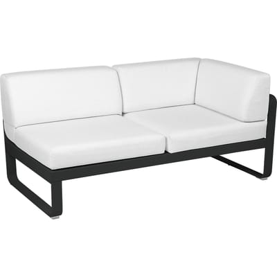 Fermob BELLEVIE hoekmodule rechts - 42 drop mat - 81 witgrijs
