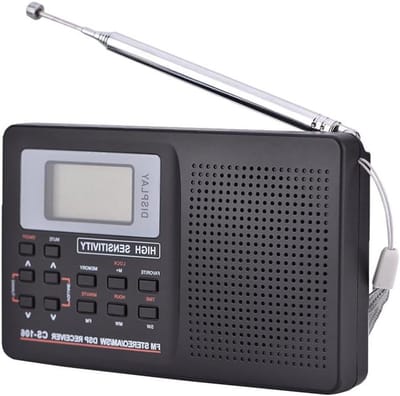 Draagbare Radio Ontvanger - Mini Radio Alarmklok - Muziek Luisteren Thuis - Volledige Frequentie Ontvangst
