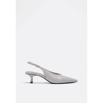Stradivarius Pumps met V-hals  GRIJS 35