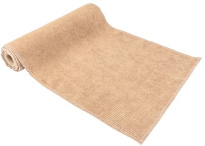 ARTYFETES - Tafelloper ribfluweel beige 28 cm x 3 m voor bruiloft