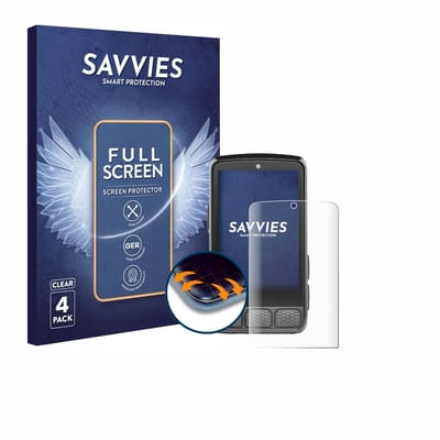 Savvies - Screenprotector voor Wahoo Elemnt Roam V3 - Folie Beschermfolie transparant volledig dekking 4 Stuks