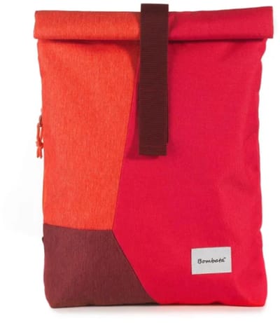 Bombata Nylon 2.0 Rugzak 15,6 inch Laptoprugzak - Lichtgewicht - Opvouwbaar - Waterafstotend Nylon - rood