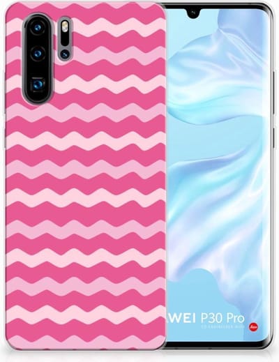 Huawei P30 Pro TPU bumper Waves Pink