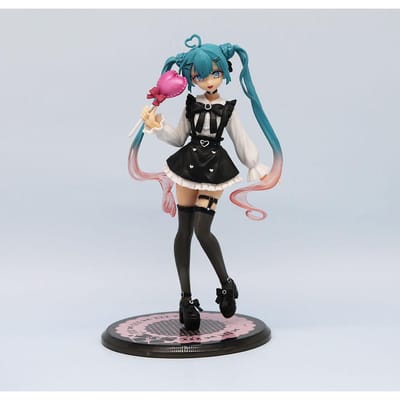 Op Voorraad Hatsune Miku Anime Figuur Mode Subcultuur Miku Actiefiguur PVC Verzameling Model Kawaii Kerstcadeau Poppetje Speelgoed gray