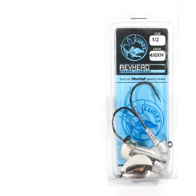 Tackle Tactics TT Rev Head Jig Head HD Nikkel Colorado 1/2 oz 4/0 XH (8508)