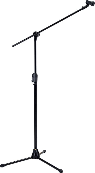HERCULES Stands HCMS-533B microfoonstatief, 107-240 cm, intrekbare arm, EZ Clutch, driepotig
