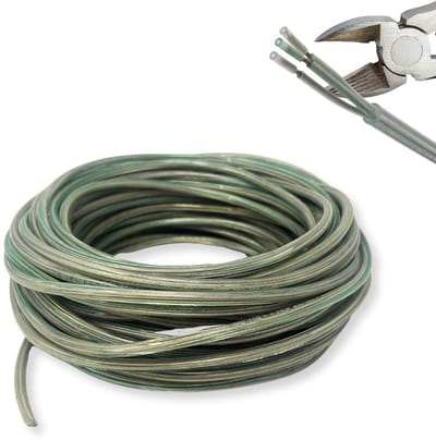 25 Meter Installatiekabel 3-aderig 3x0.75mm² Rond PVC Transparant