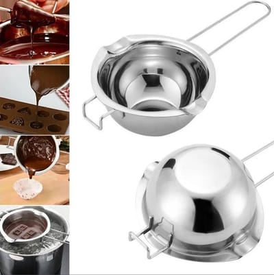Smeltpan - Au Bain Marie Pan - Smeltpot - Smeltkroes Chocolade - Wax melting pot - Smeltkom voor duurzaam waterbad - LOUZIR