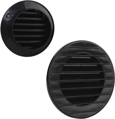 Rond Ventilatiemondstuk met Insectengaas - Keuze uit Diverse Kleuren en Maten