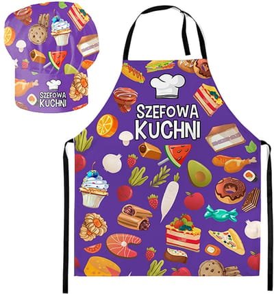 FEROCITY - Kinderkeukenset: Koksmuts + Kinderschort 2-delige Set - met klittenband - Unisex - Keuken Chef