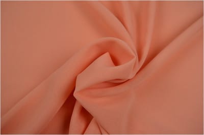 50 meter chiffon stof - Zalmroze - Voile - Vitrage - 150cm breed