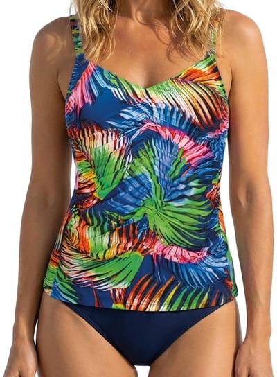 Sunflair - Tankini Tropical Leaves | Softcups & Verstelbare Schouderbanden - 40C